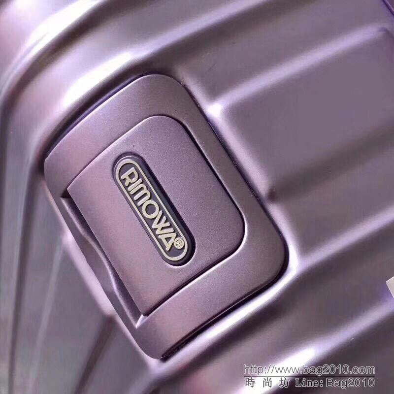RIMOWA日默瓦 經典款拉杆箱 pc配鋁鎂合金邊框 代工廠生產 靜音萬向輪 無極拉杆拉箱  xbt1076